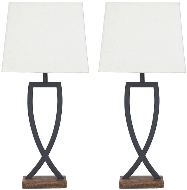 Signature Design by Ashley® Makara Black/Brown Table Lamp