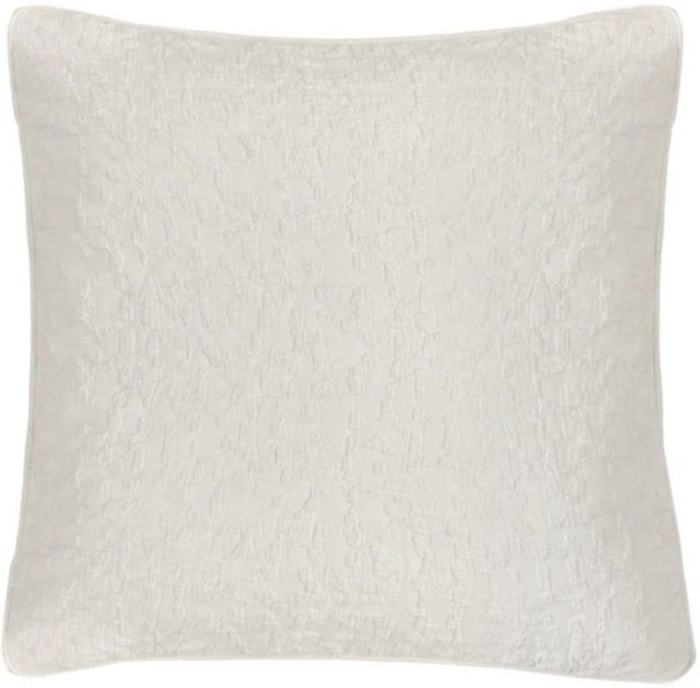 HiEnd Accents Porto Matelassé Vintage White Euro Pillow Sham-0