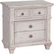 American Woodcrafters 2410 Sedona Cobblestone White Nightstand-0