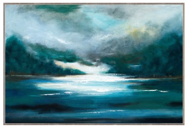 Classic Home Creek Painting Art -0
