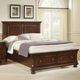 Vaughan-Bassett Reflections Dark Cherry King Storage Bed-0