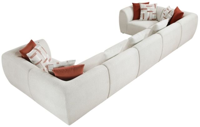 Homelegance® Franz 7-Piece Beige U-Shaped Sectional-3
