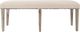 Jofran Inc. Fairview Ash/Brown Backless Dining Bench-2