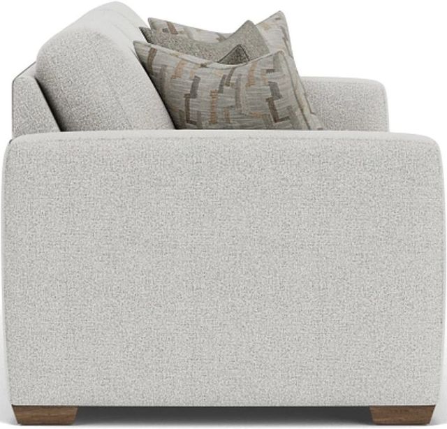Flexsteel® Collins Silver Glacier Three-Cushion Sofa-2