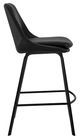 Armen Living Carise Black 30" Swivel Bar Stool-1