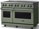 Viking® 5 Series 48" Eucalyptus Pro Style Induction Range with Polished Chrome Trim-2