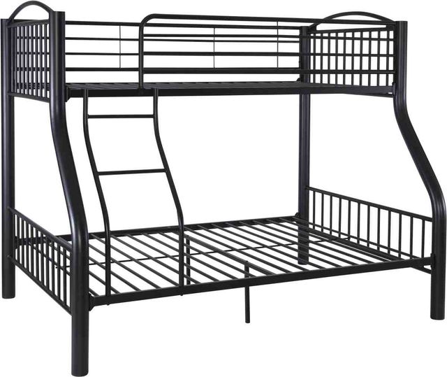 Powell® Heavy Black Twin/Full Metal Bunk Bed-0