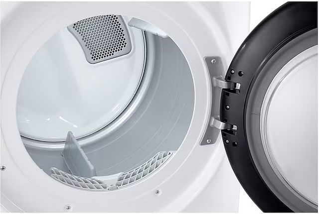 LG 7.4 Cu. Ft. White Front Load Electric Dryer with AI Sensor Dry®-3