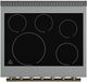 FORNO® Paolo 30" Black Pro Style Electric Range with True Convection Oven-1