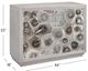 Bassett Mirror Peninsula Gray Bar Cabinet-2
