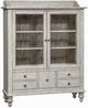 Liberty Furniture Whitney Antique Linen/Weathered Gray Display Cabinet-0