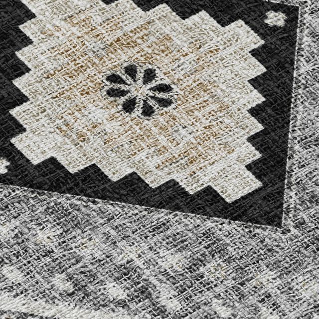 Dalyn™ Rug Company Portico PO5 Black 5'x8' Area Rug-3