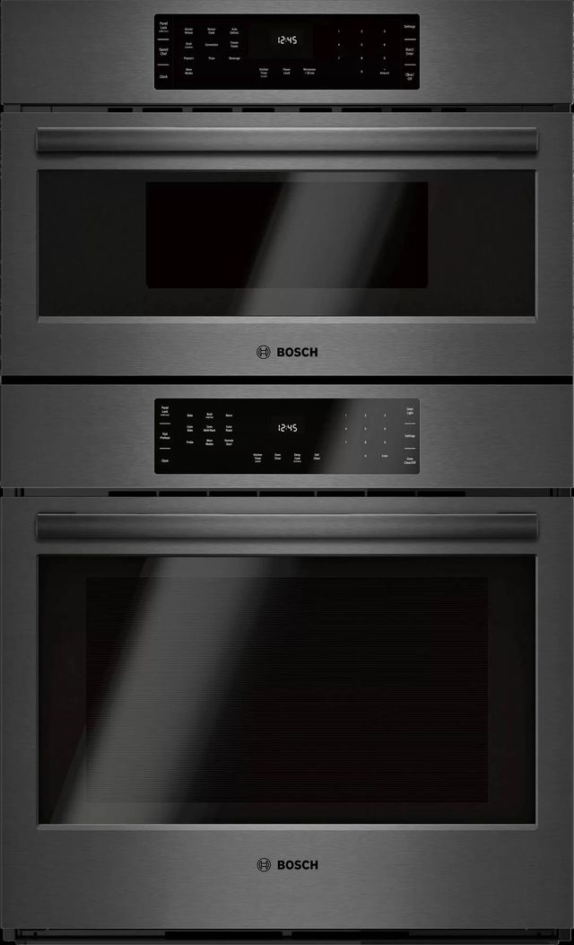 Bosch® 800 Series 30" Black Stainless Steel Electric Built In Oven/Micro Combo-0
