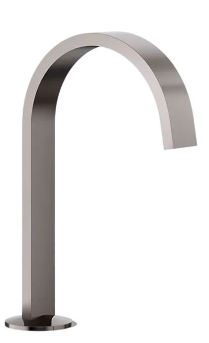 KOHLER® Components® Vibrant Titanium Bathroom Sink Faucet Spout with Ribbon Design-0