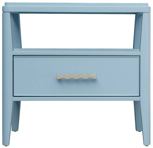 Hooker® Furniture Commerce and Market Sola Blue Nightstand-2