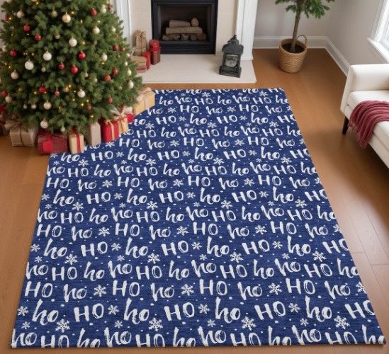 Dalyn™ Rug Company Merry & Bright MY22 Navy 5'x8' Area Rug-4