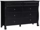 aspenhome® Caroline Soft Black 8-Drawer Dresser-0