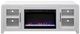 Legends Home Haven White 65" Fireplace TV Stand with Glass Doors-0