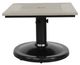 CabanaCoast® Customizable Skye Aluminum/Wooden 24"x30" Outdoor Pedestal Side Table-1