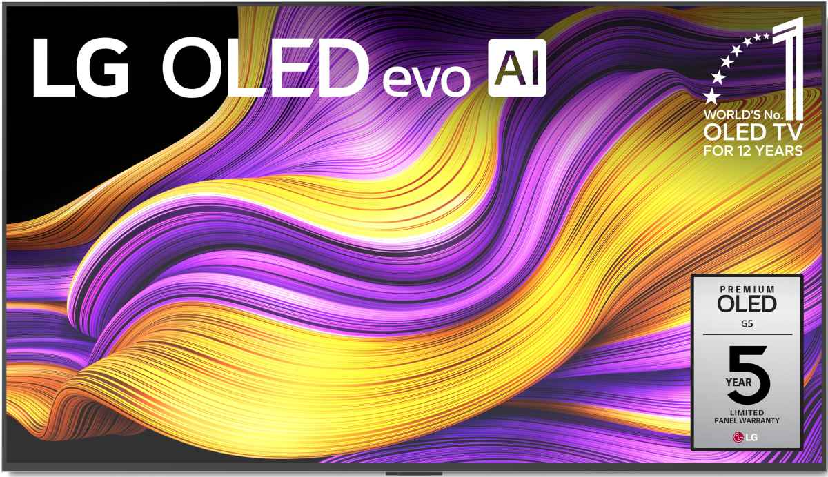 LG G5 Series 65'' 4K Ultra HD OLED evo AI Smart TV Lang's Audio