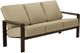 Telescope Casual Customizable Larssen Aluminum/Fabric Outdoor Sofa with Polymer Arms-0