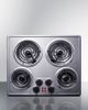 Summit® 24" Stainless Steel Electric Cooktop-1