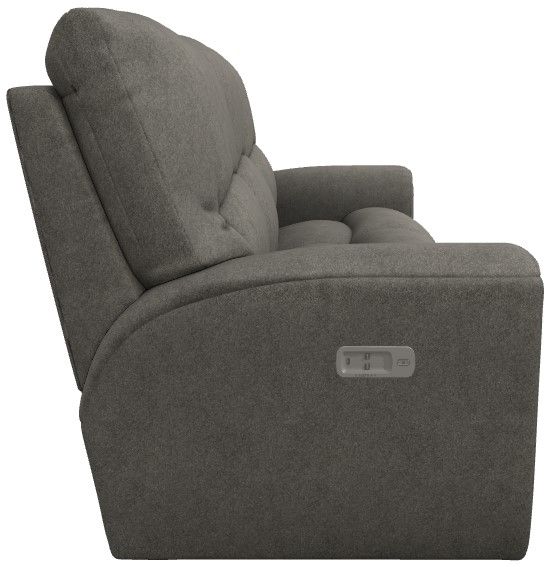 La-Z-Boy® Cassian Charcoal Power Reclining Sofa with Headrest-3