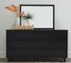 Signature Design by Ashley® Danziar Black Bedroom Mirror-4