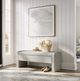 Jofran Inc. Braun Gray Storage Bench-1