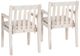 Linon Svana 2-Piece Beige/Natural Fabric/Wood Outdoor Dining Chair Set-5