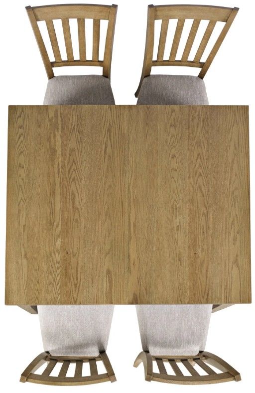Jofran Inc. Brentwood 5-Piece Cascade Oak Extension Dining Table Set-2