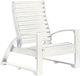 C R Plastics St. Tropez White Lounge Chair-0