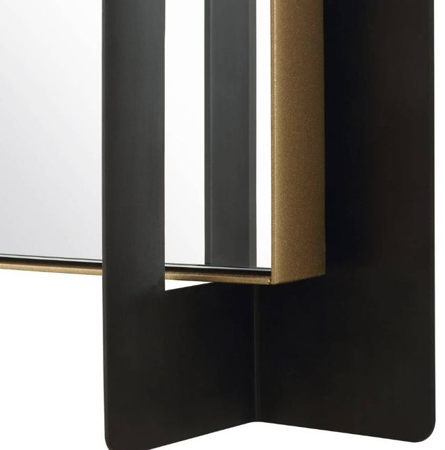 Uttermost® Cunene Gold/Matte Black Accent Mirror-3