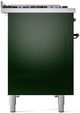 Ilve® Nostalgie II Series 48" Emerald Green Pro Style Dual Fuel Range-3