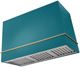 AGA Loge 48" Salcombe Blue Wall Mounted Range Hood with Antique Brass Trim-0