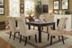 Furniture of America® Sania 7-Piece Antique Black/Beige Dining Table Set-0