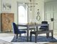 Ashley® Trishcott Blue Upholstered Dining Side Chair-4