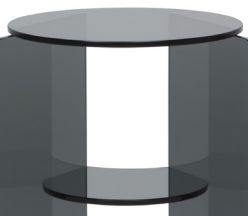 Natuzzi Editions Pepe Smoke Round Accent Table-1