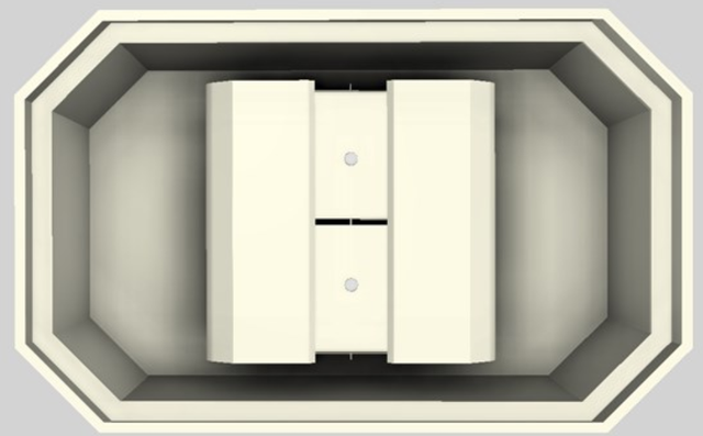 Vent-A-Hood® Designer Series 48" Biscuit Island Range Hood-4