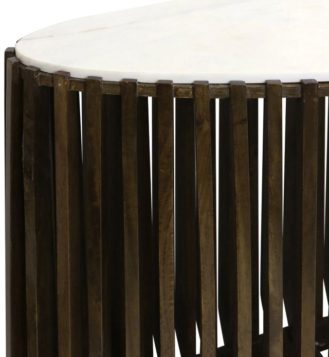 Stylecraft White Console Table with Jackobean Base-2