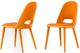 VIG Furniture Eugene 2-Piece Orange Modern Dining Chair Set-2