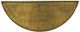 Currey & Company Boyles Antique Brass Demi-Lune with Black Iron Frame-1