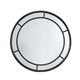 Olliix by Martha Stewart Katonah Black Round Framed Décor Wall Mirror-0