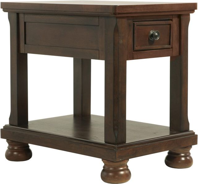 Signature Design by Ashley® Porter 2-Piece Rustic Brown Living Room Tables Set-2