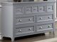 Furniture of America® Castlile Gray Dresser-0