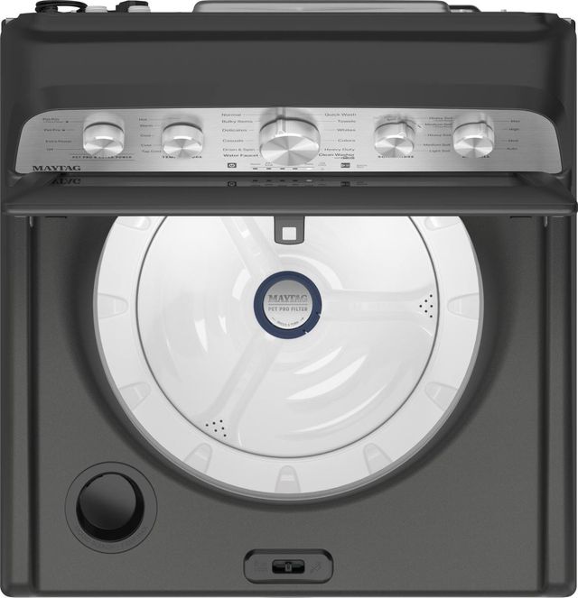 Maytag® 4.8 Cu. Ft. Volcano Black Impeller Top Load Washer with Extra Power and Pet Pro Option-1