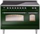 Ilve® Nostalgie II Series 48" Emerald Green Pro Style Induction Range-0