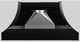 Vent-A-Hood® Designer Series 60" Black Wall Mounted Range Hood-4