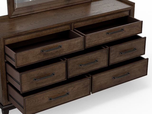 Oakwood Dresser and Mirror-3