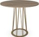 Amisco Customizable Calypso Birch Veneer Bar Table with 48" Tabletop-4